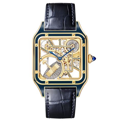 cartier watch skeleton|cartier skeleton watch price.